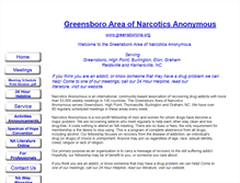 Tablet Screenshot of greensborona.org